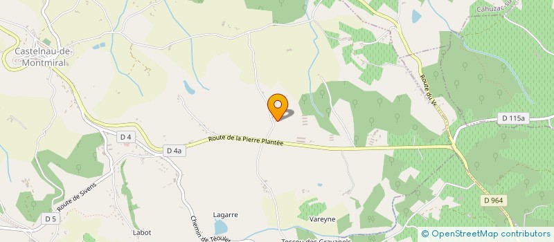 localisation de l'entreprise MADAME ELODIE LANGLADE  CASTELNAU-DE-MONTMIRAL