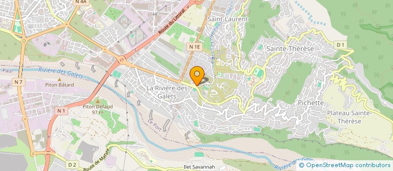 localisation de l'entreprise MADAME ELODIE LANNOY  LA POSSESSION