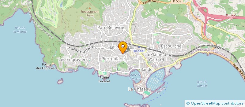 localisation de l'entreprise MADAME ELODIE LAPORTE à BANDOL