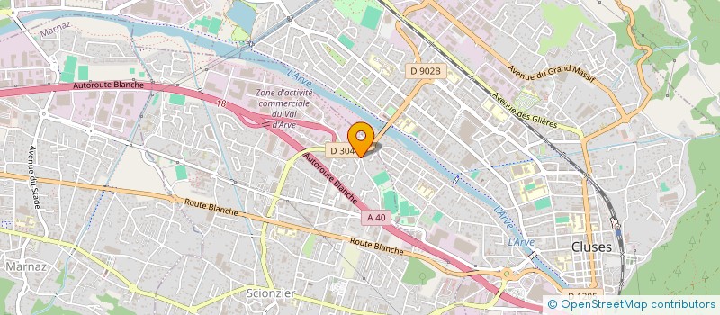 localisation de l'entreprise MADAME ELODIE LAPREE  SCIONZIER