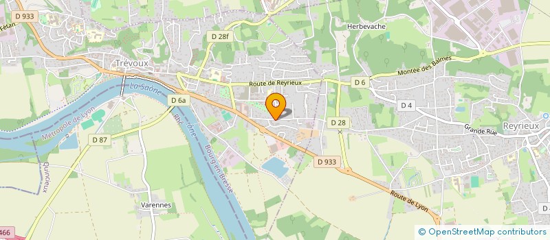 localisation de l'entreprise MADAME ELODIE LARGE  TREVOUX