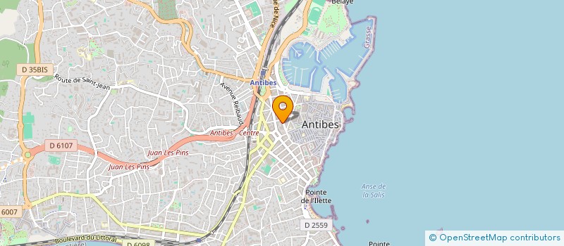 localisation de l'entreprise MADAME ELODIE LARMENIER à ANTIBES