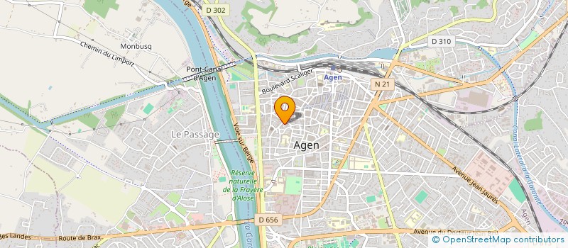 localisation de l'entreprise MADAME ELODIE LASSERRE à AGEN