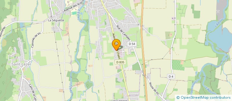 localisation de l'entreprise MADAME ELODIE LAUER  VIC-EN-BIGORRE