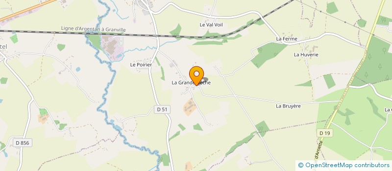localisation de l'entreprise MADAME ELODIE LAUNAY à SAINT-HILAIRE-DE-BRIOUZE