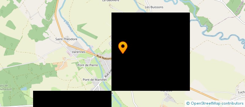 localisation de l'entreprise MADAME ELODIE LAURENT à CLION
