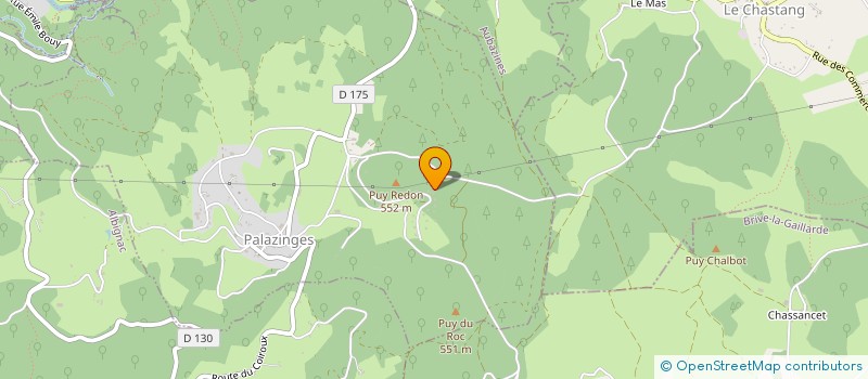 localisation de l'entreprise MADAME ELODIE LAVAL  PALAZINGES