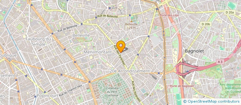 localisation de l'entreprise MADAME ELODIE LAVERDURE  PARIS