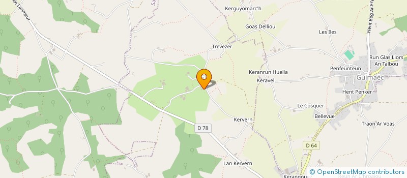 localisation de l'entreprise MADAME ELODIE LE BOUGEANT  SAINT-MICHEL-EN-GREVE