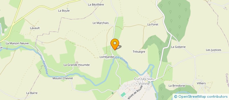 localisation de l'entreprise MADAME ELODIE LE CALVEZ à CURZAY-SUR-VONNE