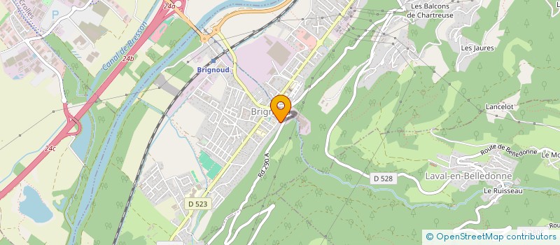 localisation de l'entreprise MADAME ELODIE LE CLAINCHE  VILLARD-BONNOT