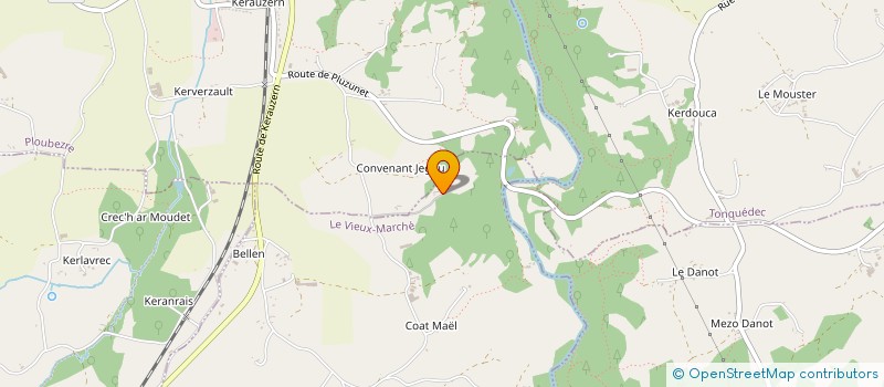 localisation de l'entreprise MADAME ELODIE LE DUC  LE VIEUX-MARCHE