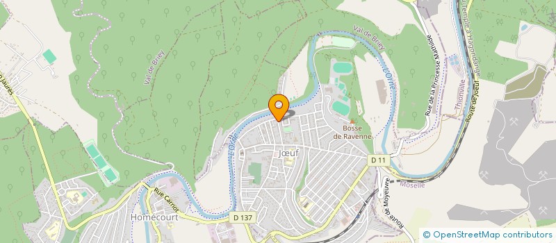 localisation de l'entreprise MADAME ELODIE LE GOFF  JUF