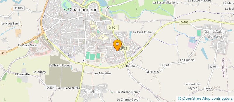 localisation de l'entreprise MADAME ELODIE LE MOENNE  CHATEAUGIRON