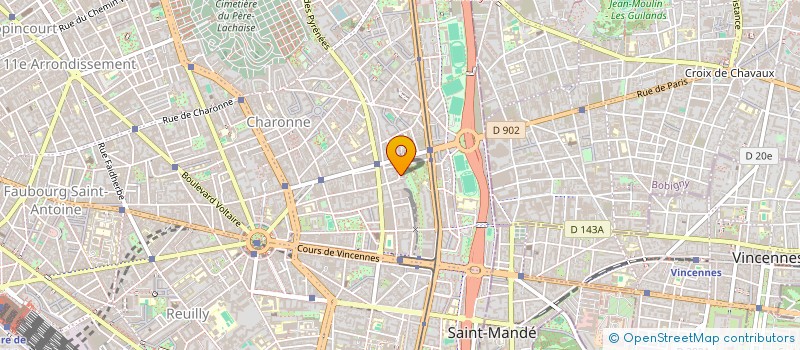 localisation de l'entreprise MADAME ELODIE LE MOUEL  PARIS