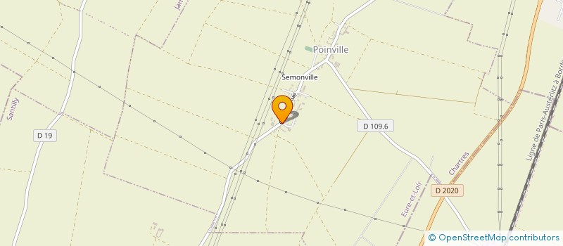localisation de l'entreprise MADAME ELODIE LE TOUDIC à POINVILLE