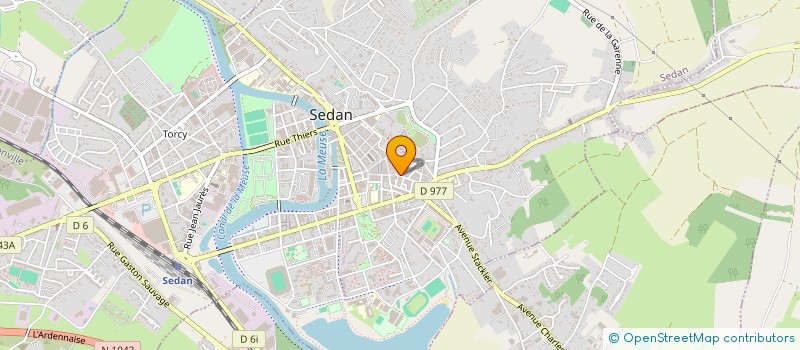 localisation de l'entreprise MADAME ELODIE LEBAS  SEDAN
