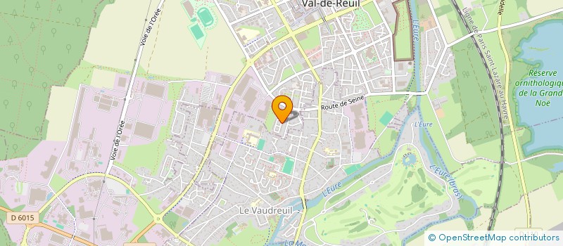 localisation de l'entreprise MADAME ELODIE LEBLANC  VAL-DE-REUIL