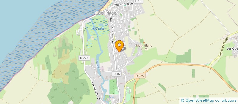 localisation de l'entreprise MADAME ELODIE LEBOUCHER  CRIEL-SUR-MER