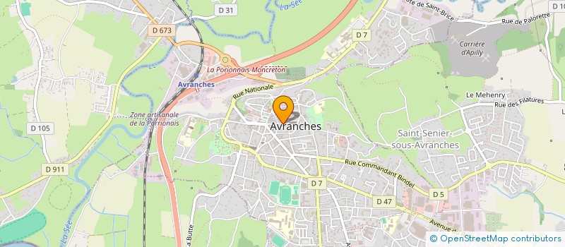 localisation de l'entreprise MADAME ELODIE LEBREUILLY  AVRANCHES