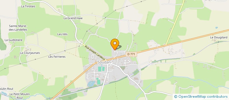 localisation de l'entreprise MADAME ELODIE LECLAIR à SOUDAN