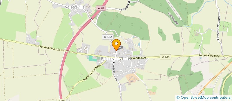 localisation de l'entreprise MADAME ELODIE LECLERC  BOISSEY-LE-CHATEL