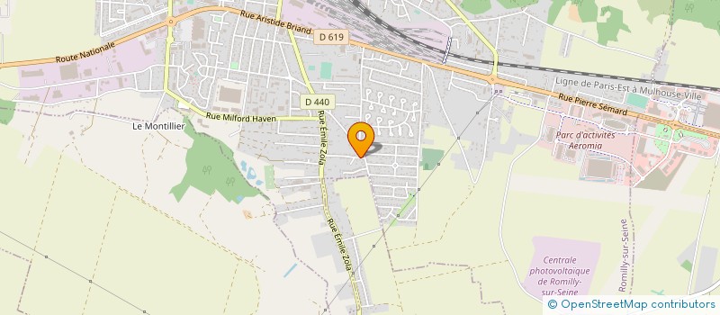 localisation de l'entreprise MADAME ELODIE LECLERT  ROMILLY-SUR-SEINE