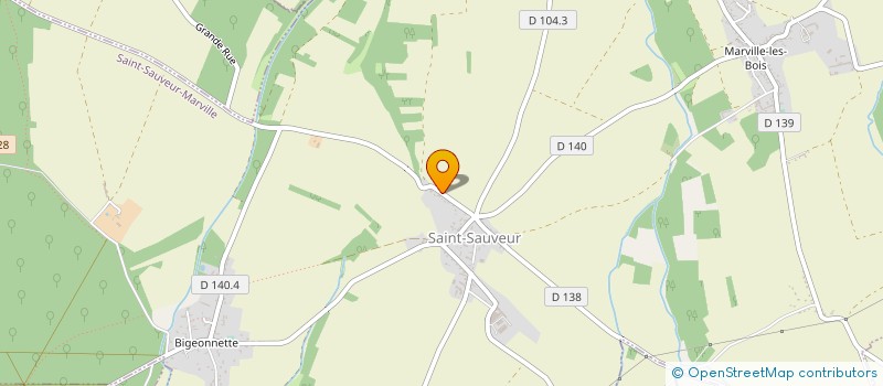 localisation de l'entreprise MADAME ELODIE LECONTE-SIMON à SAINT-SAUVEUR-MARVILLE