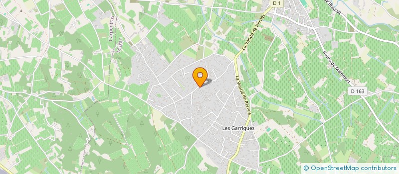 localisation de l'entreprise MADAME ELODIE LEDENT  MAZAN