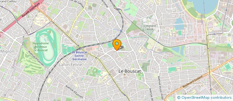 localisation de l'entreprise MADAME ELODIE LEDISEZ  LE BOUSCAT