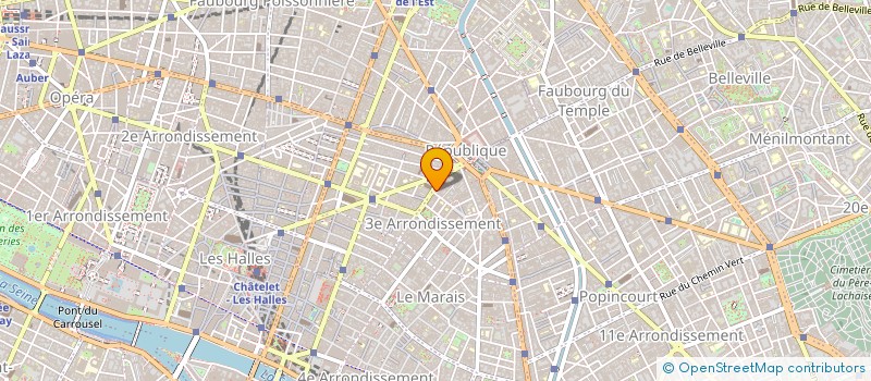 localisation de l'entreprise MADAME ELODIE LEFEBVRE  PARIS