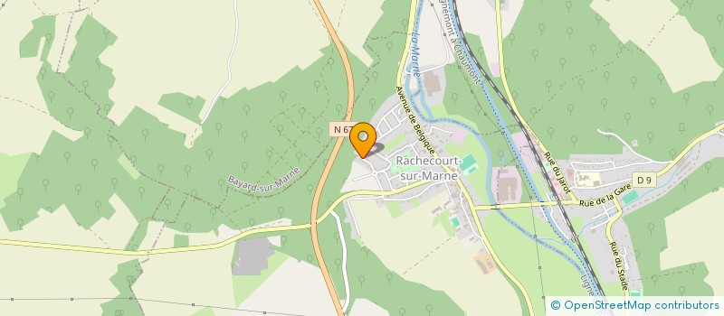 localisation de l'entreprise MADAME ELODIE LEFEVRE à RACHECOURT-SUR-MARNE