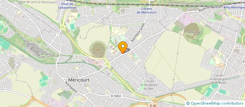 localisation de l'entreprise MADAME ELODIE LEFORT  MERICOURT