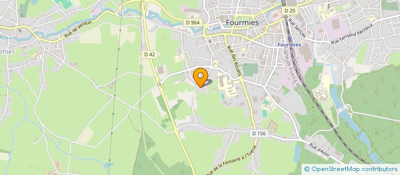 localisation de l'entreprise MADAME ELODIE LEGAIE  FOURMIES