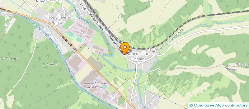 localisation de l'entreprise MADAME ELODIE LEGEAY à NANCOIS-SUR-ORNAIN