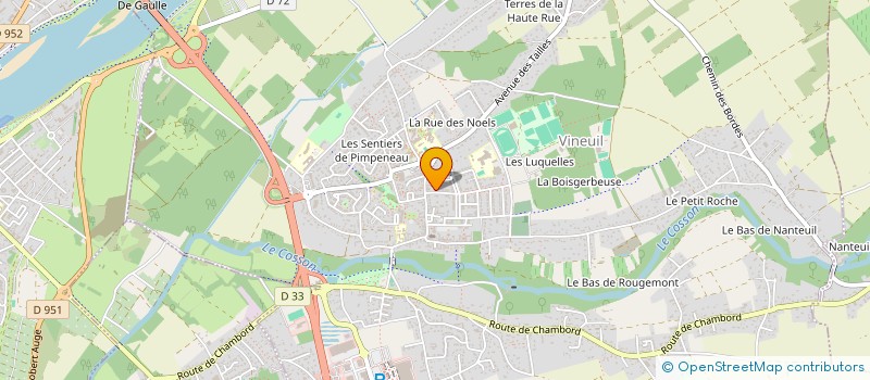localisation de l'entreprise MADAME ELODIE LEGENDRE  VINEUIL
