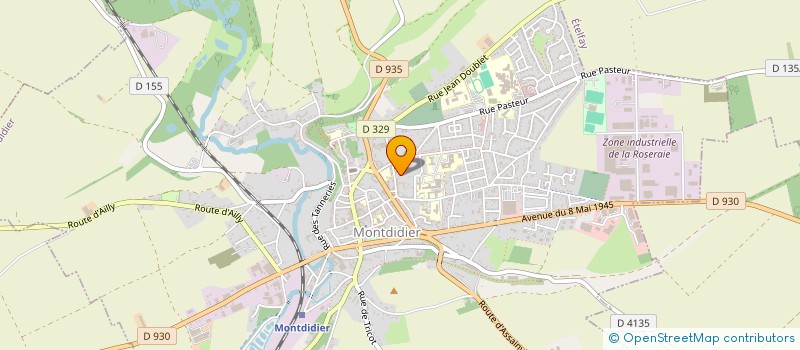 localisation de l'entreprise MADAME ELODIE LEGENT à MONTDIDIER