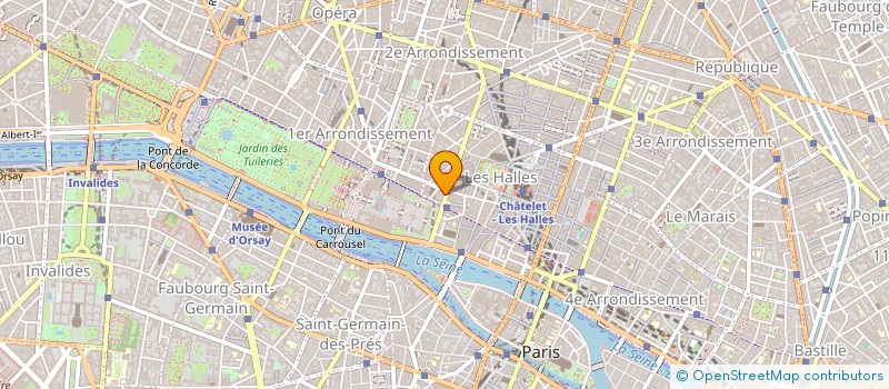 localisation de l'entreprise MADAME ELODIE LEGRAND  PARIS