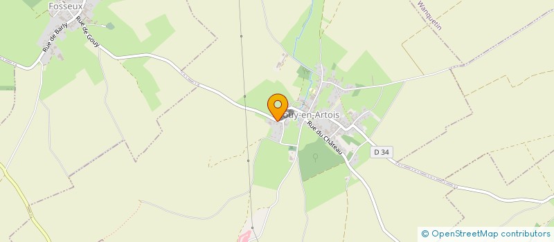 localisation de l'entreprise MADAME ELODIE LEMAIRE  GOUY-EN-ARTOIS