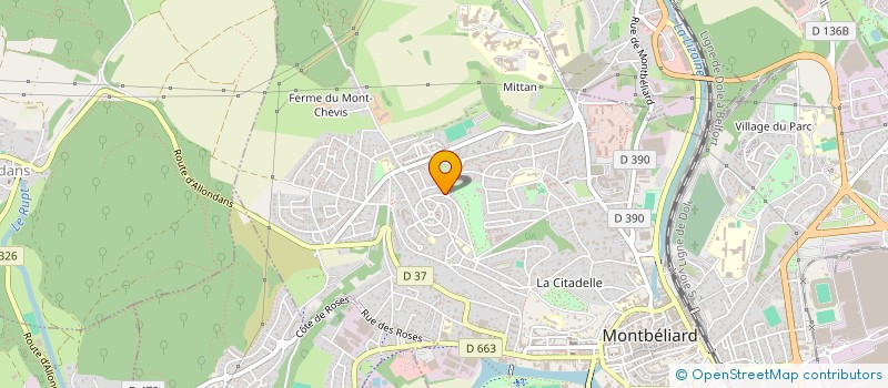 localisation de l'entreprise MADAME ELODIE LEMAITRE à MONTBELIARD