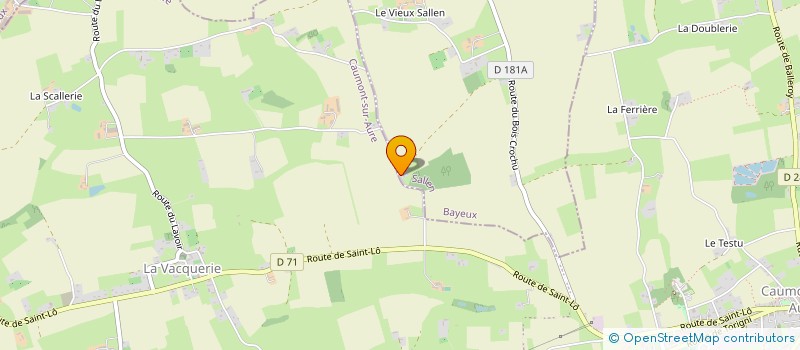 localisation de l'entreprise MADAME ELODIE LEMAITRE  AURSEULLES