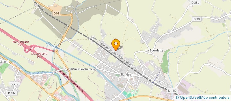 localisation de l'entreprise MADAME ELODIE LEMARCHAND  BAZIEGE