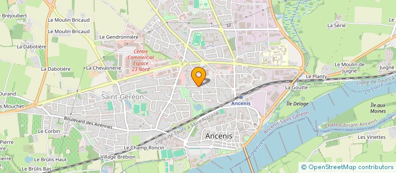 localisation de l'entreprise MADAME ELODIE LEMARIE  ANCENIS-SAINT-GEREON