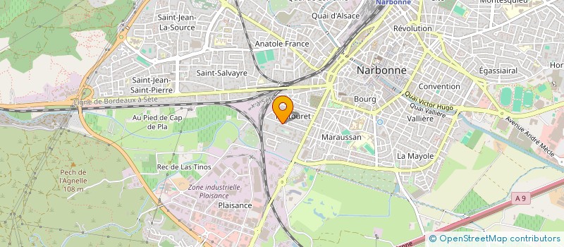 localisation de l'entreprise MADAME ELODIE LEMOINE à NARBONNE