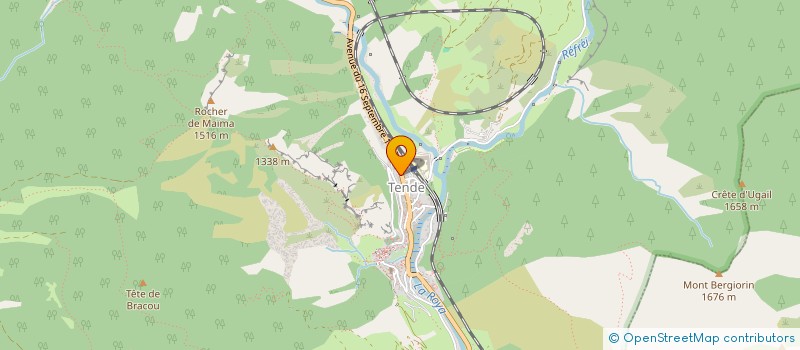 localisation de l'entreprise MADAME ELODIE LEMOYNE  TENDE