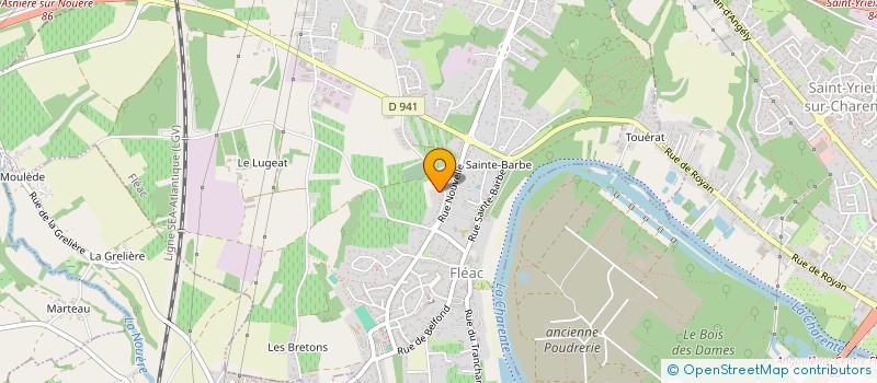 localisation de l'entreprise MADAME ELODIE LENFANT à FLEAC