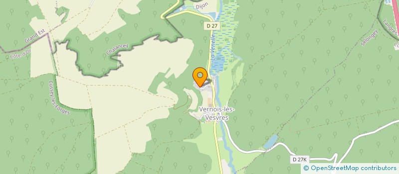 localisation de l'entreprise MADAME ELODIE LENOBLE  VERNOIS-LES-VESVRES