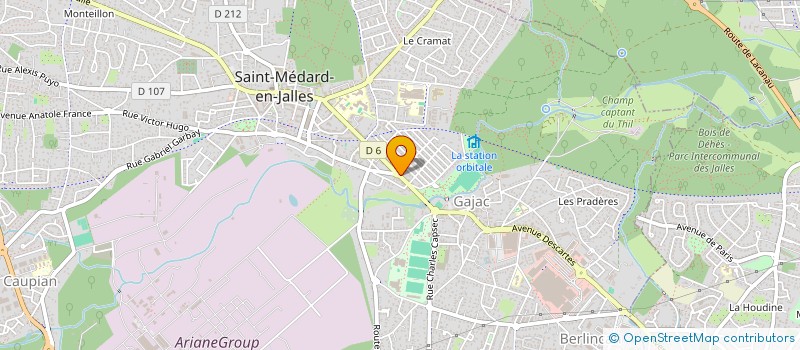 localisation de l'entreprise MADAME ELODIE LENOIR  SAINT-MEDARD-EN-JALLES