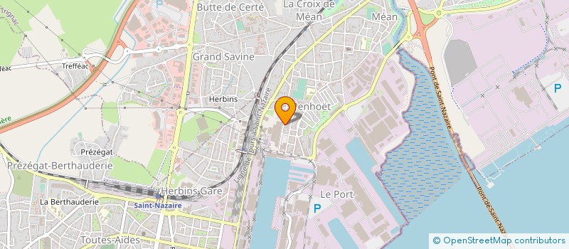 localisation de l'entreprise MADAME ELODIE LEON  SAINT-NAZAIRE