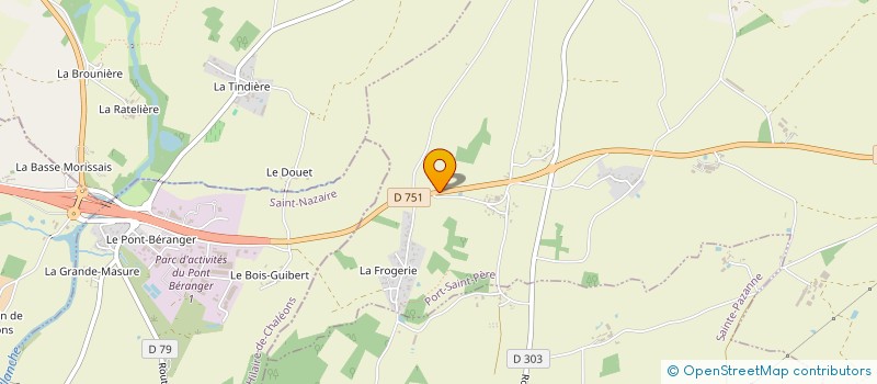 localisation de l'entreprise MADAME ELODIE LEQUEUX  PORT-SAINT-PERE